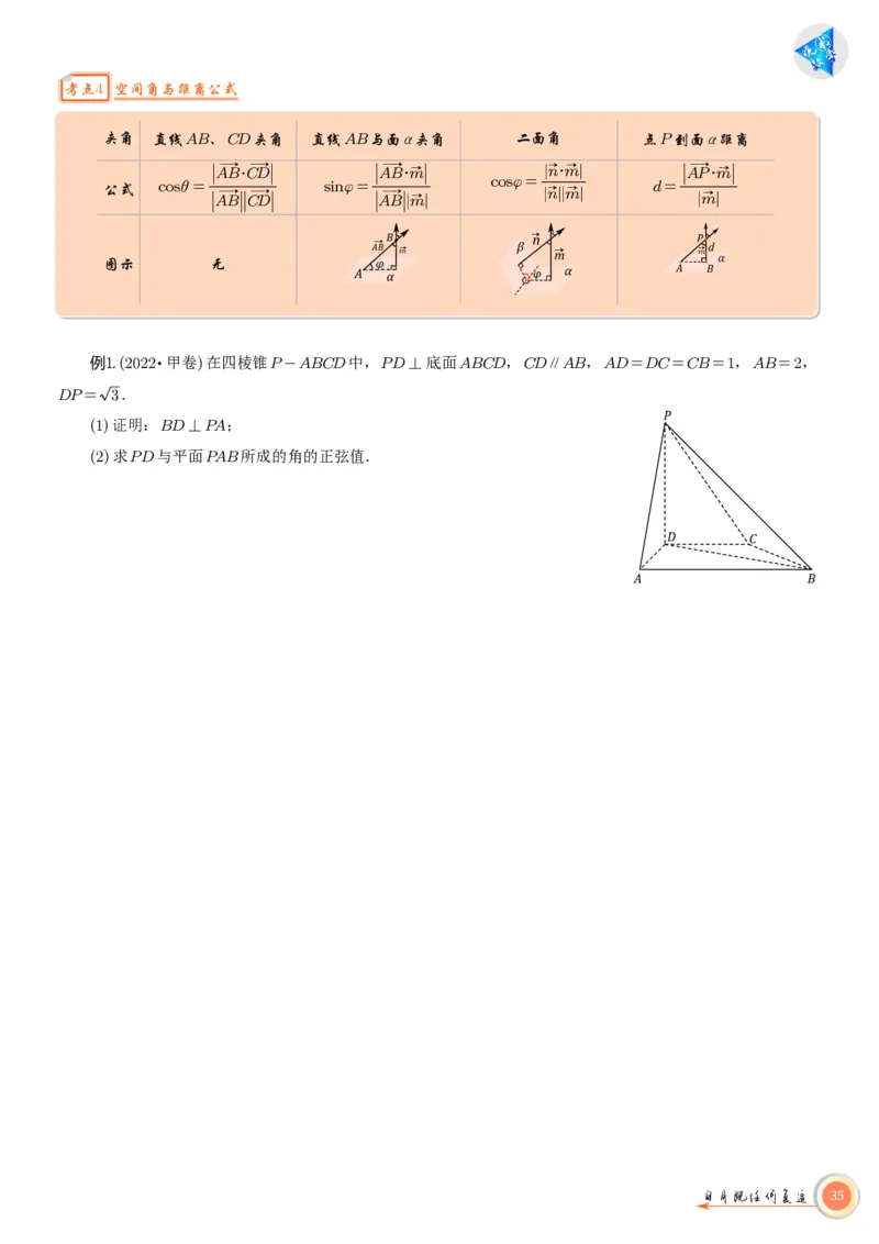 高考数学考前必背公式与练习学生版_2025年6月
