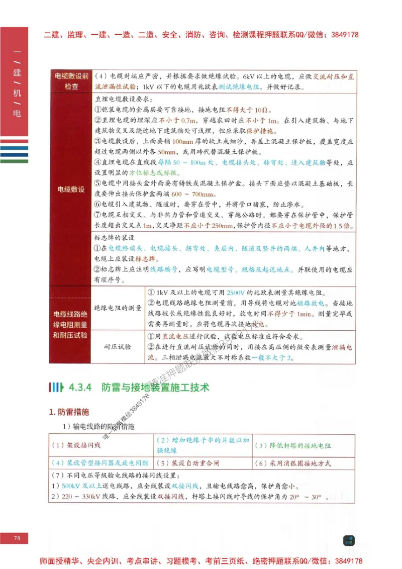 2025年一建-机电-四色笔记高清_2026年一级建造师_2026年一建机电_2025年一建机电SVIP_01-精华文档✿电子教材✿历年真题_18-机电《新版-四色笔记》SMR推荐