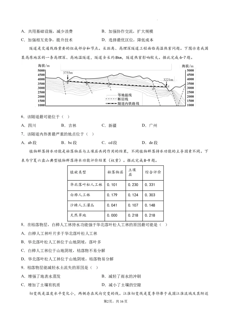 成都石室中学高2024届上学期期末考试_2024届四川省成都市石室中学高三上学期期末考试_四川省成都市石室中学2024届高三上学期期末考试文综