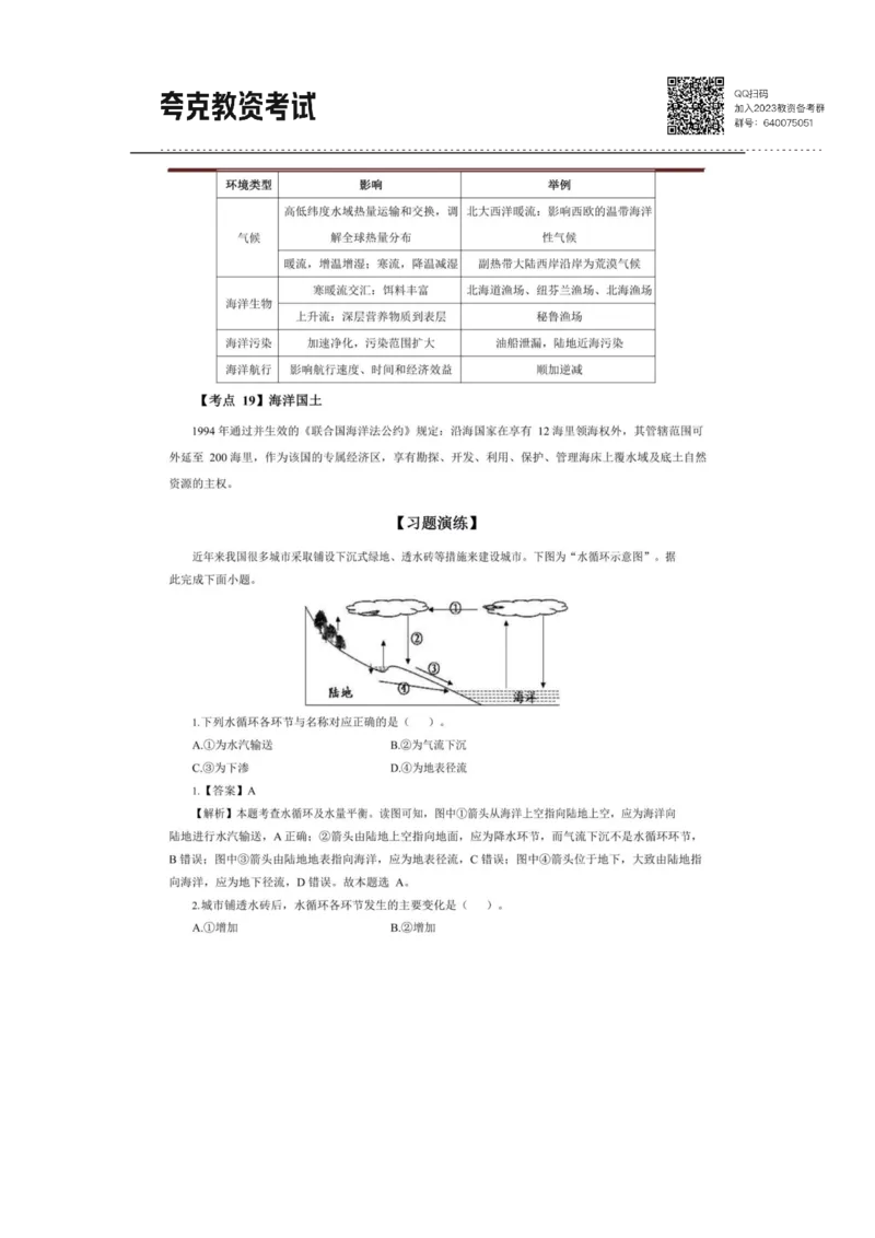 考前必背｜高中教资《地理》最全考点背诵笔记与模版，一遍上岸_4-教培资料-26年最新资料-同步更新_初中高中教资_03科三专项（进去保存报考的学科即可）