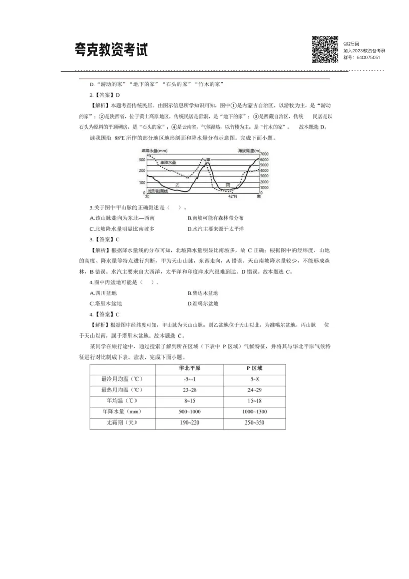 考前必背｜高中教资《地理》最全考点背诵笔记与模版，一遍上岸_4-教培资料-26年最新资料-同步更新_初中高中教资_03科三专项（进去保存报考的学科即可）