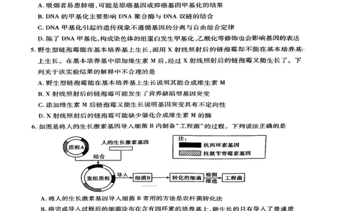 扫描件_理科综合_2024届河南省四市许济洛平高三第二次质量检测_河南省四市许济洛平2024届高三第二次质量检测理综