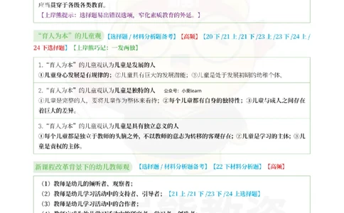 考前页纸幼儿园综合素质_4-教培资料-26年最新资料-同步更新_初中高中教资_2025上中学教资笔试_062025上教资笔试考前冲刺汇总_19、25上教资考前5页纸上岸熊_幼儿园