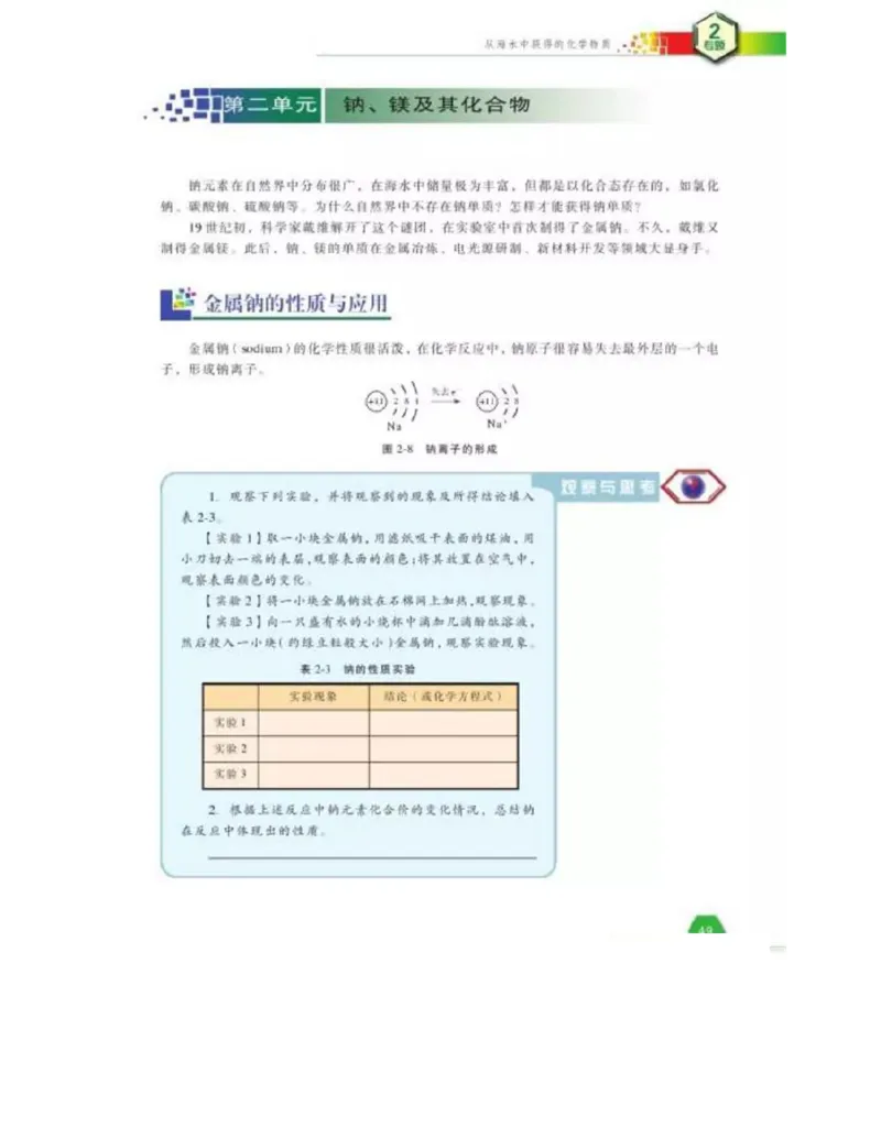 苏教版高中化学必修1电子课本_4-教培资料-26年最新资料-同步更新_初中高中教资_03科三专项（进去保存报考的学科即可）_02科三专项（笔记真题思维导图教学设计版本二）