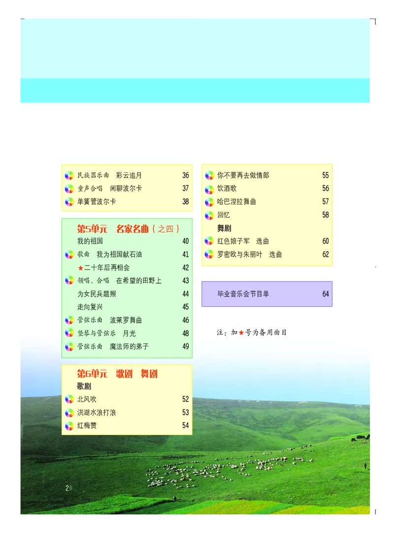 粤教版9年级音乐下册高清教材_4-教培资料-26年最新资料-同步更新_初中高中教资_03科三专项（进去保存报考的学科即可）_02科三专项（笔记真题思维导图教学设计版本二）