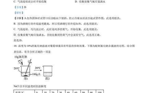 精品解析：2023年山西省中考化学真题（解析版）_中考真题_5.化学中考真题2015-2024年_2023年中考化学真题7.20_精品解析：2023年山西省中考化学真题