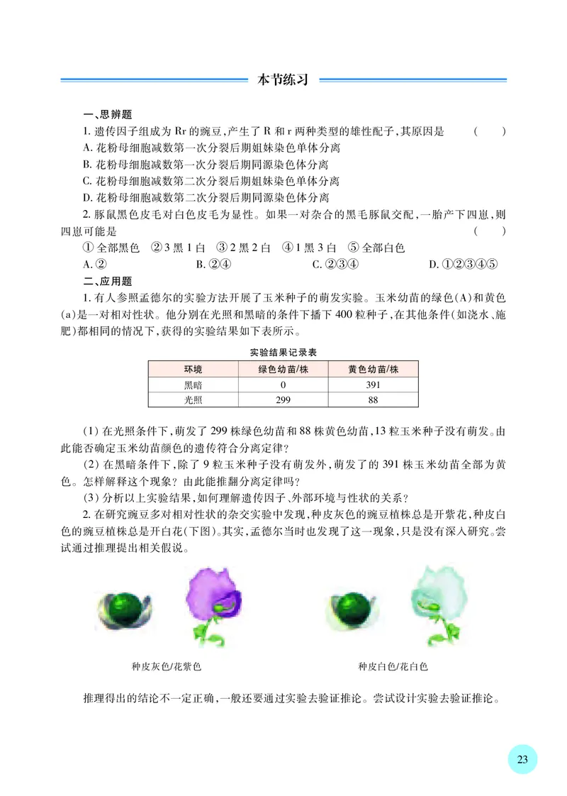 苏教版生物必修2高清教材_4-教培资料-26年最新资料-同步更新_初中高中教资_03科三专项（进去保存报考的学科即可）_02科三专项（笔记真题思维导图教学设计版本二）