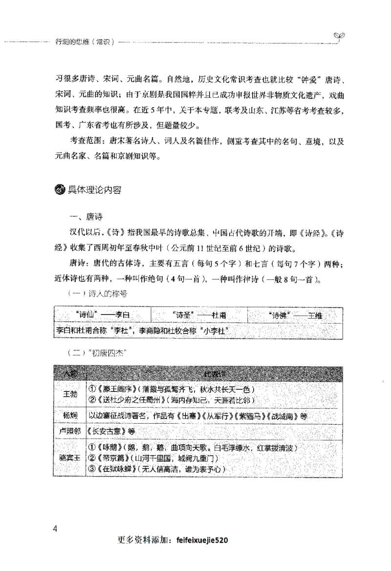 行测的思维（常识）_26吉林考备考资料包_04行测资料包（笔记图推导图等）_03行测的思维