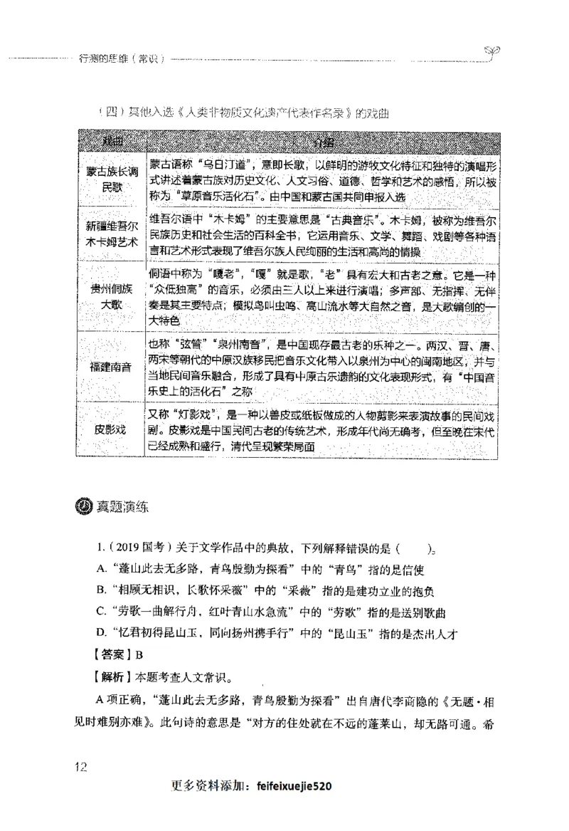 行测的思维（常识）_26吉林考备考资料包_04行测资料包（笔记图推导图等）_03行测的思维