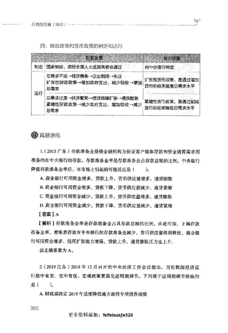 行测的思维（常识）_26吉林考备考资料包_04行测资料包（笔记图推导图等）_03行测的思维