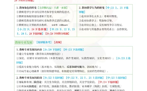 考前页纸中小学综合素质_4-教培资料-26年最新资料-同步更新_小学教资_小学冲刺急救包_2.考前五页纸_小学