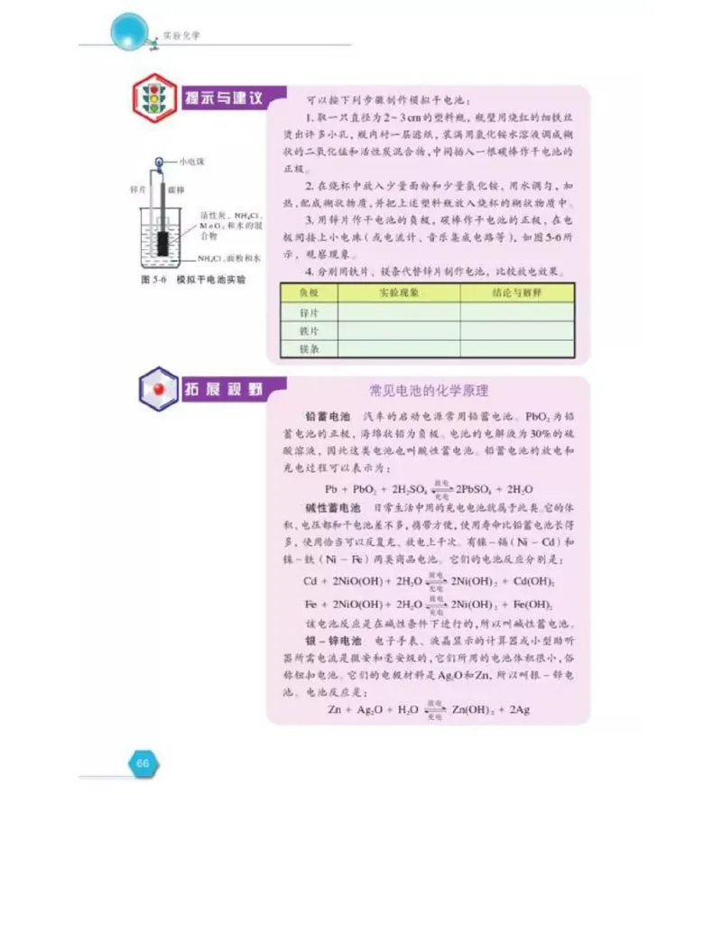 苏教版高中化学选修6《实验化学》_4-教培资料-26年最新资料-同步更新_初中高中教资_03科三专项（进去保存报考的学科即可）_02科三专项（笔记真题思维导图教学设计版本二）