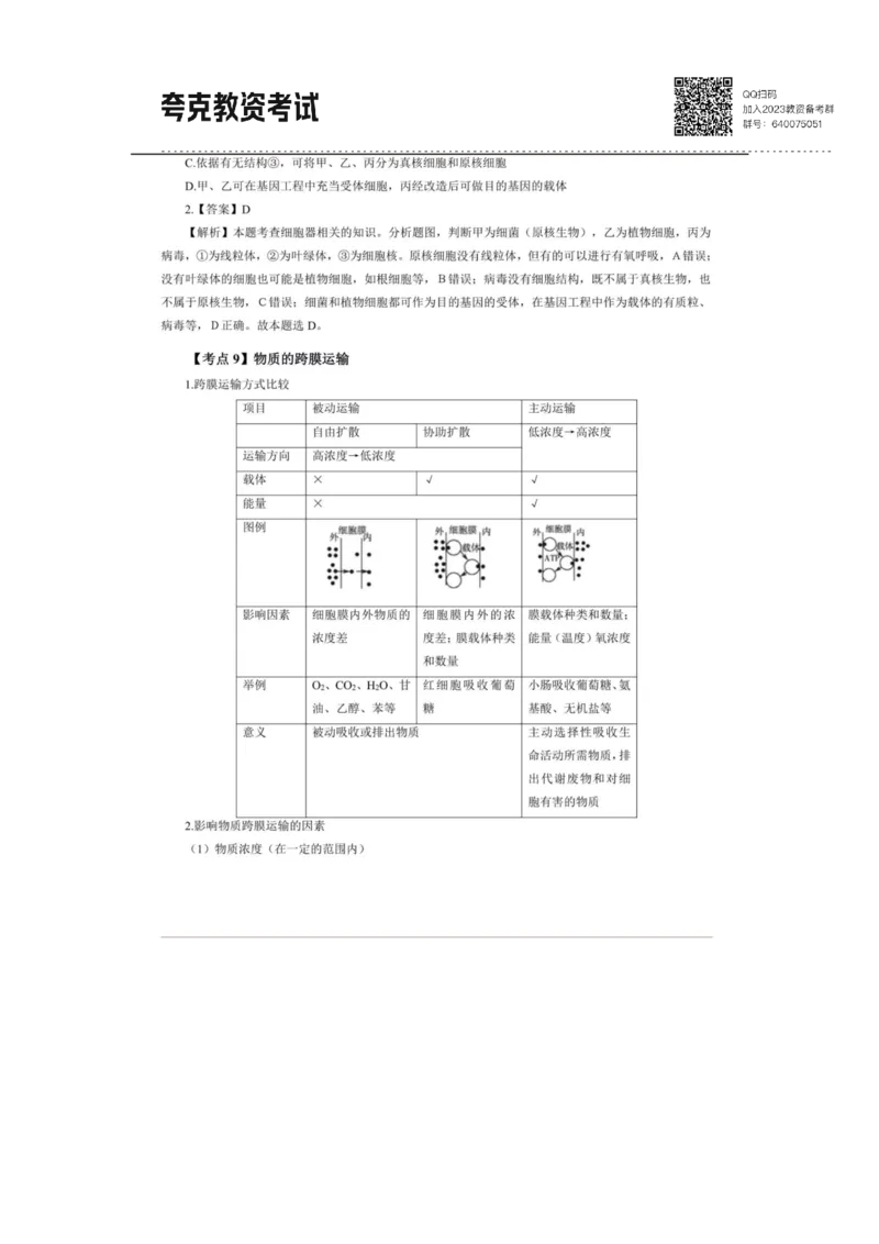 考前必背｜高中教资《生物》最全考点背诵笔记与模版，一遍上岸_4-教培资料-26年最新资料-同步更新_初中高中教资_03科三专项（进去保存报考的学科即可）