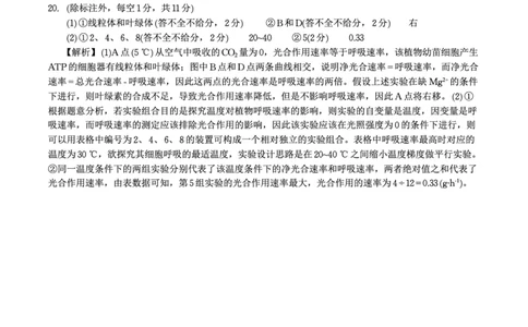 生物答案C&middot;2025年7月高二期末联考_2025年7月_250705安徽省金榜教育2024-2025学年高二下学期期末考试（全科）_答案PDF