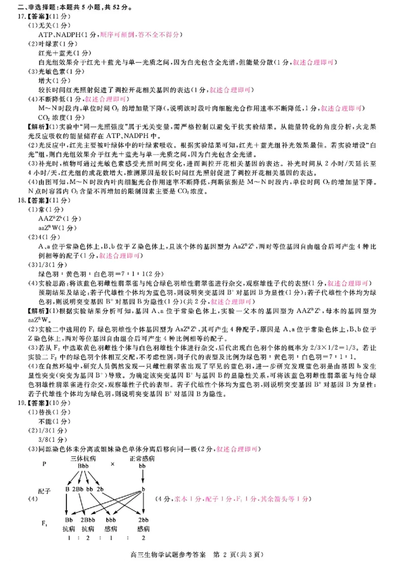 生物_2025年12月_251212华师联盟2026届高三第一学期12月质量检测联考