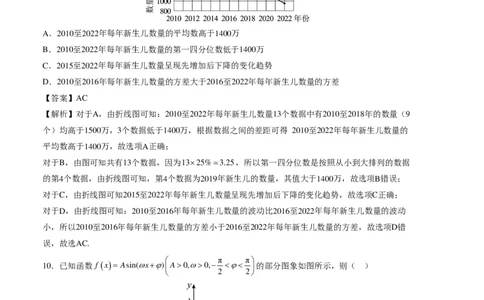 数学-2024年1月&ldquo;七省联考&rdquo;考前猜想卷（全解全析）_2024年1月&ldquo;七省联考&rdquo;考前猜想卷数学试题+答案