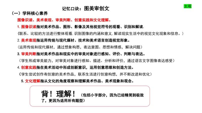 理论精讲21-高中课标（2020修订）1+-程雅茹_4-教培资料-26年最新资料-同步更新_初中高中教资_03科三专项（进去保存报考的学科即可）_初中_初中美术-通关资料包_2025年FB学科-美术