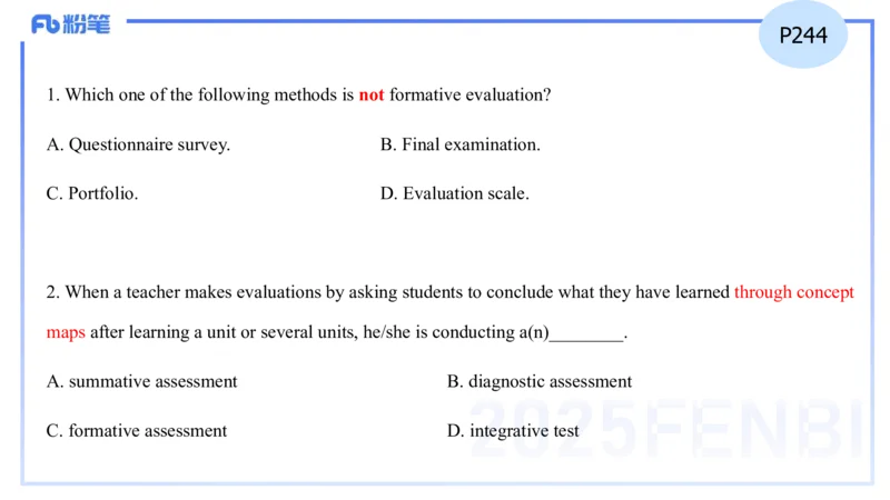 理论精讲30-教学实施与评价2&mdash;安凉_4-教培资料-26年最新资料-同步更新_初中高中教资_03科三专项（进去保存报考的学科即可）_初中_初中英语-通关资料包_3.课程FB系统班课程