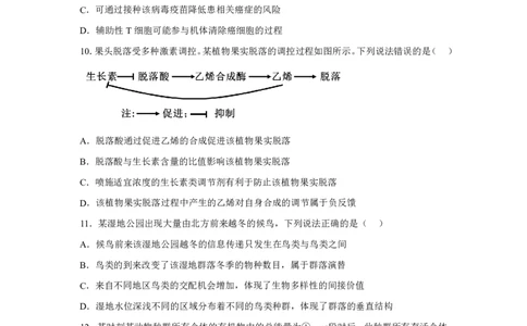 山东2025年高考山东卷生物高考真题文档版（含答案）-A4答案卷尾_1.高考2025全国各省真题+答案_9.高考生物真题答案更新中