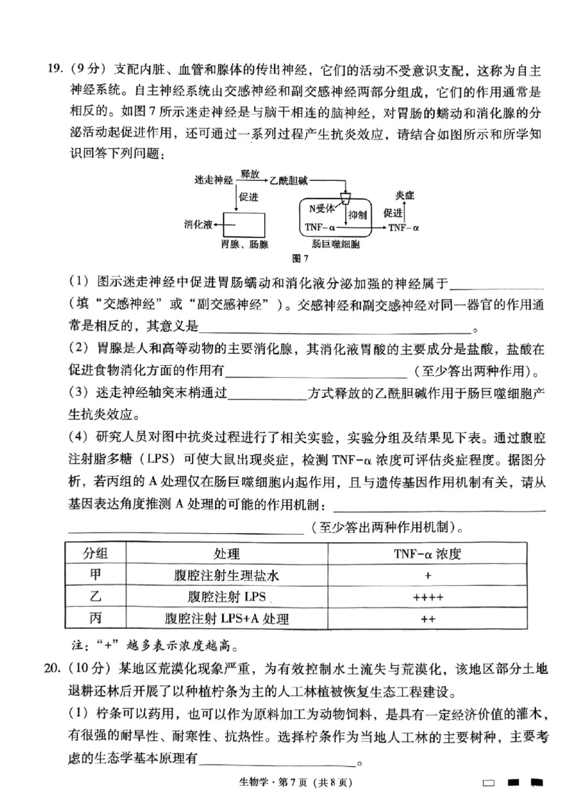 贵阳一中高三1月生物试卷_2024届贵州省贵阳市第一中学高三上学期适应性月考（五）_贵州省贵阳市第一中学2024届高三上学期适应性月考（五）生物