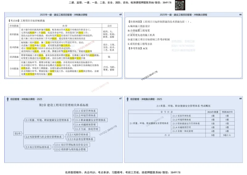 2025一建项目管理集训冲刺讲义_2026年一级建造师_2026年一建管理_2025年一建管理SVIP_02-基础精讲✿高端面授✿深度强化_28-管理《自营全系班》赵爱林SMR推荐