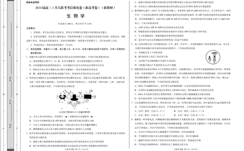 生物-2024届高三1月大联考考后强化卷（新高考卷）（新教材）（考试版）（黑龙江、吉林）_2024届高三1月大联考考后强化卷（新课标II卷）