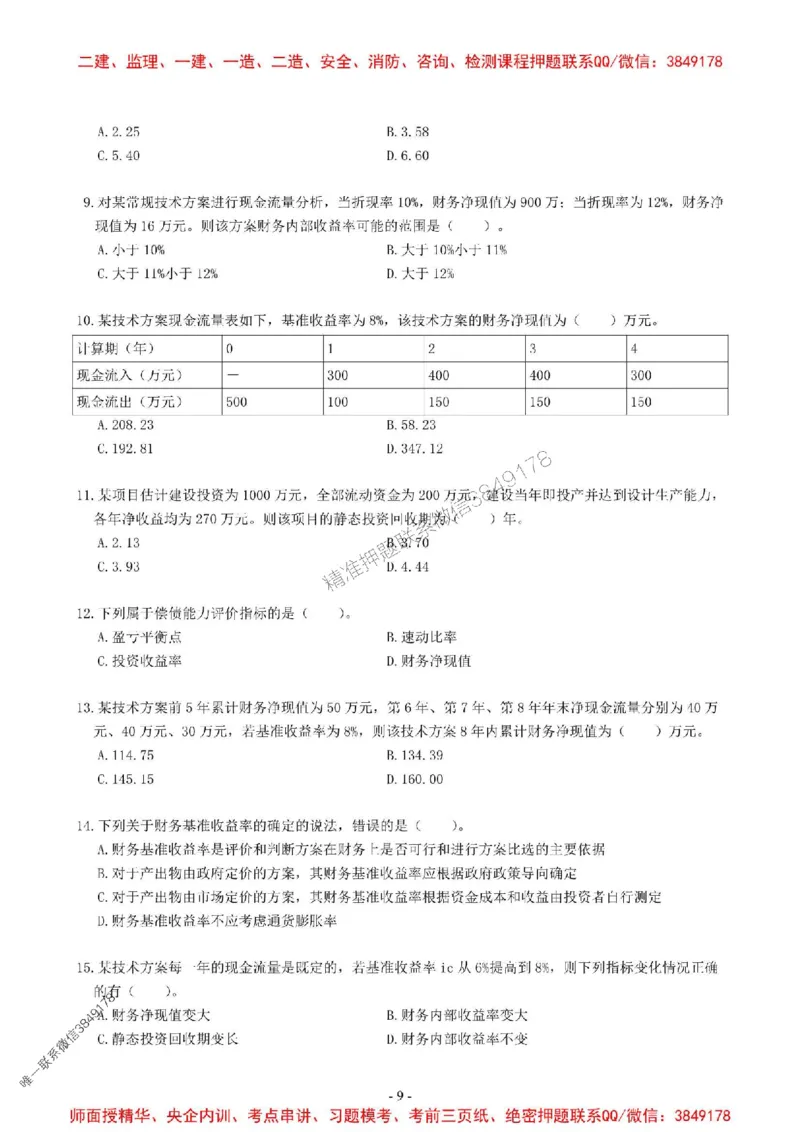2025一建经济-章节千题-无答案_2026年一级建造师_2026年一建经济_2025年一建经济SVIP_01-精华文档✿电子教材✿历年真题_19-经济《章节千题斩》SMR推荐