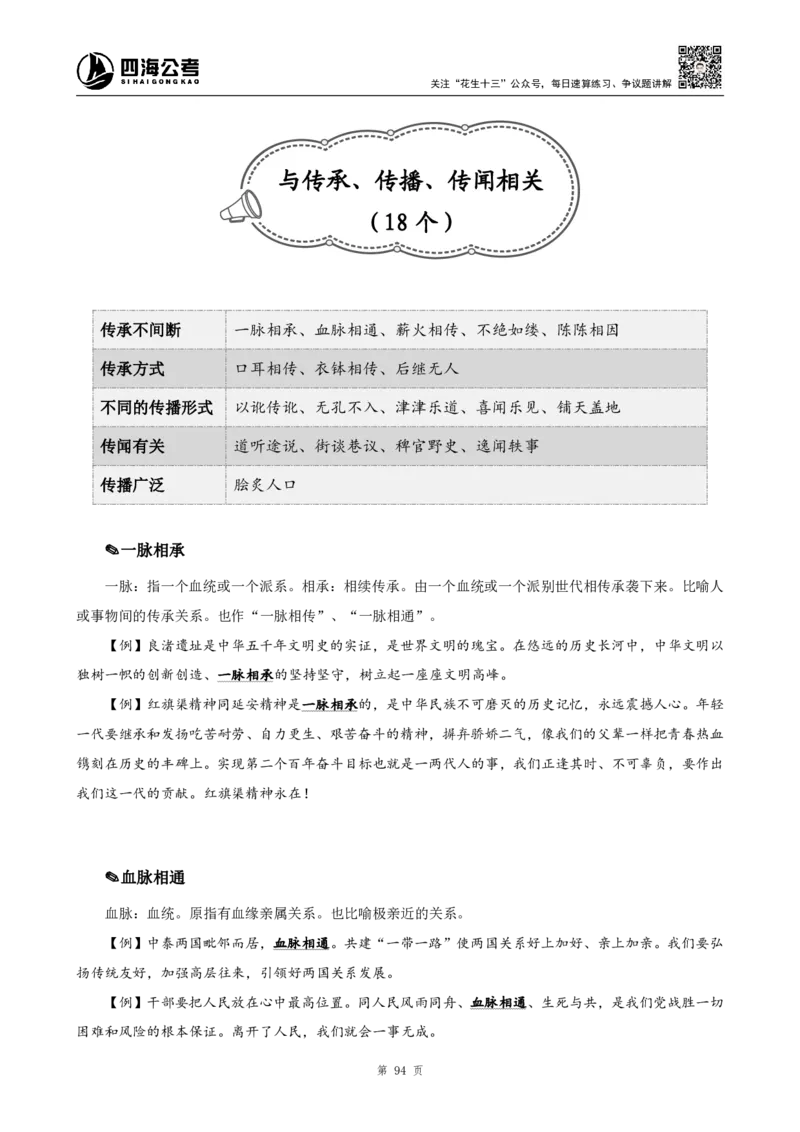 言语高频成语700词（1.0版）_26吉林考备考资料包_11省考刷题包_048高频成语700题
