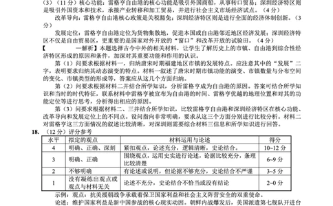重庆市巴蜀中学2026届高考适应性月考卷（五）历史答案_2025年12月_251228重庆市巴蜀中学2026届高考适应性月考卷（五）（全科）