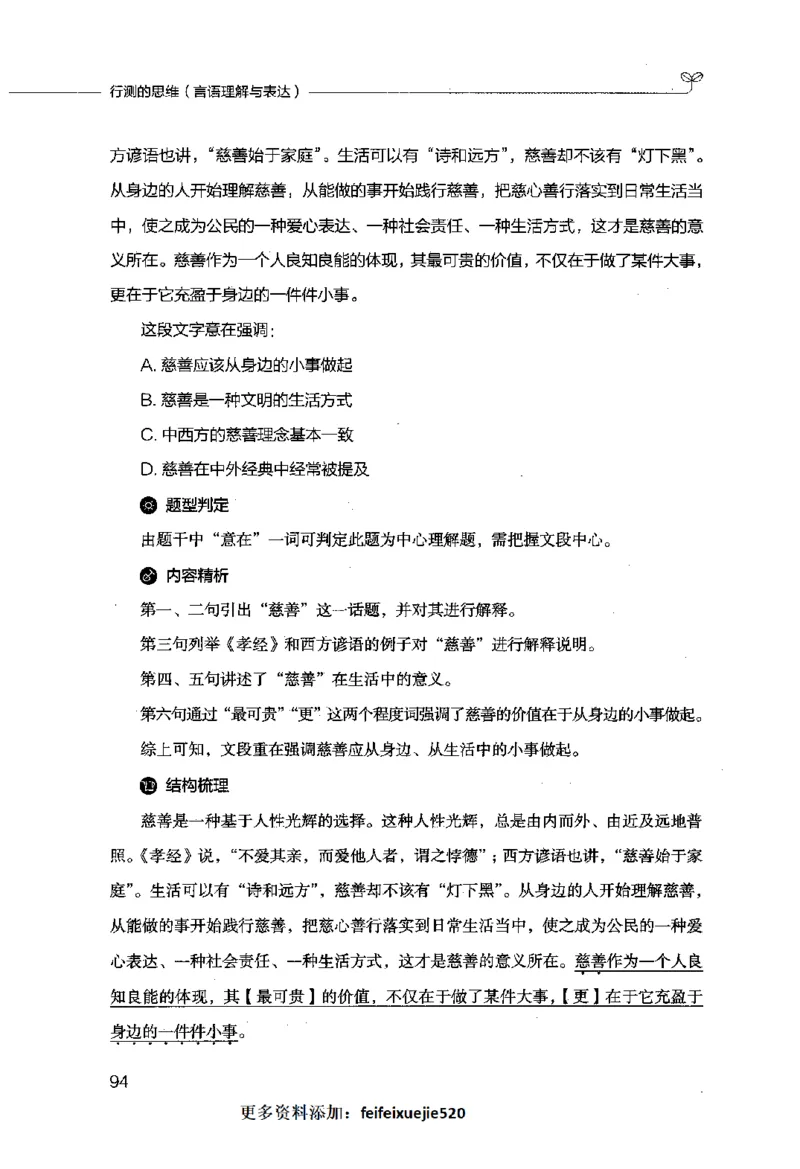 行测的思维（言语理解与表达）_26吉林考备考资料包_04行测资料包（笔记图推导图等）_03行测的思维