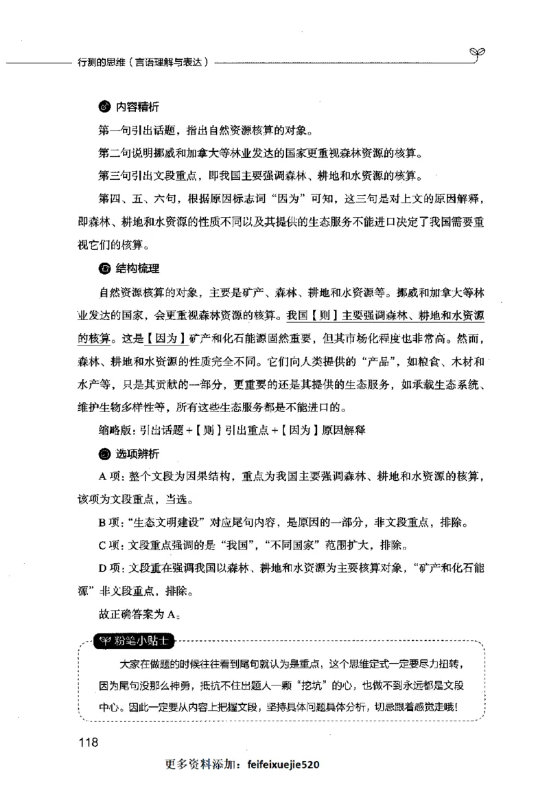 行测的思维（言语理解与表达）_26吉林考备考资料包_04行测资料包（笔记图推导图等）_03行测的思维