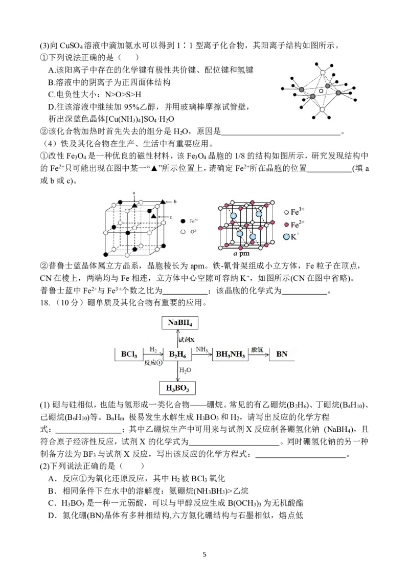 化学试卷_2024届浙江省义乌中学高三上学期首考适应性考试_浙江省义乌中学2024届高三上学期首考适应性考试化学