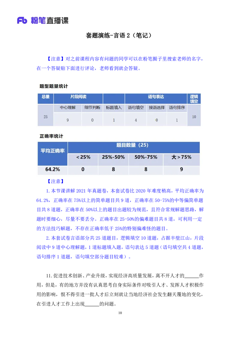 言语2公众号：上岸的资料_2026考公资料_（10）粉笔_2025粉笔国考省考980（课＋笔记）_粉笔980（25多省）_32025FB山东省考980系统班_3.全套题演练_全讲义笔记
