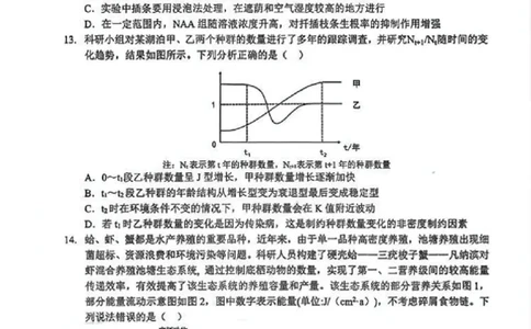 生物试卷_2025年12月_251217湖北省楚天协作体2026届高三2025年12月联考（全科）_湖北省楚天协作体2025-2026学年高三上学期12月联考生物试卷+答案