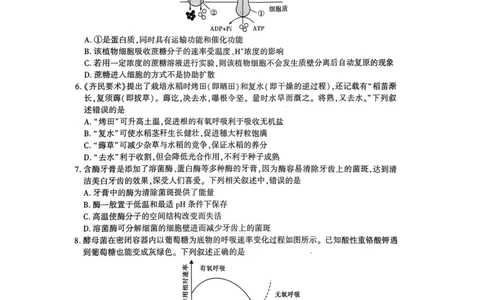 咸阳市2024高考第一次模拟考试生物试题_2024届陕西省咸阳市高考第一次模拟考试_陕西省咸阳市2024高考第一次模拟考试生物