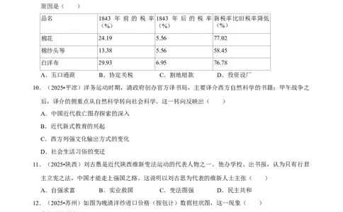 2026年中考历史常考考点专题之晚清时期_162026年中考七科常考考点专题资料_006中考历史常考考点专题