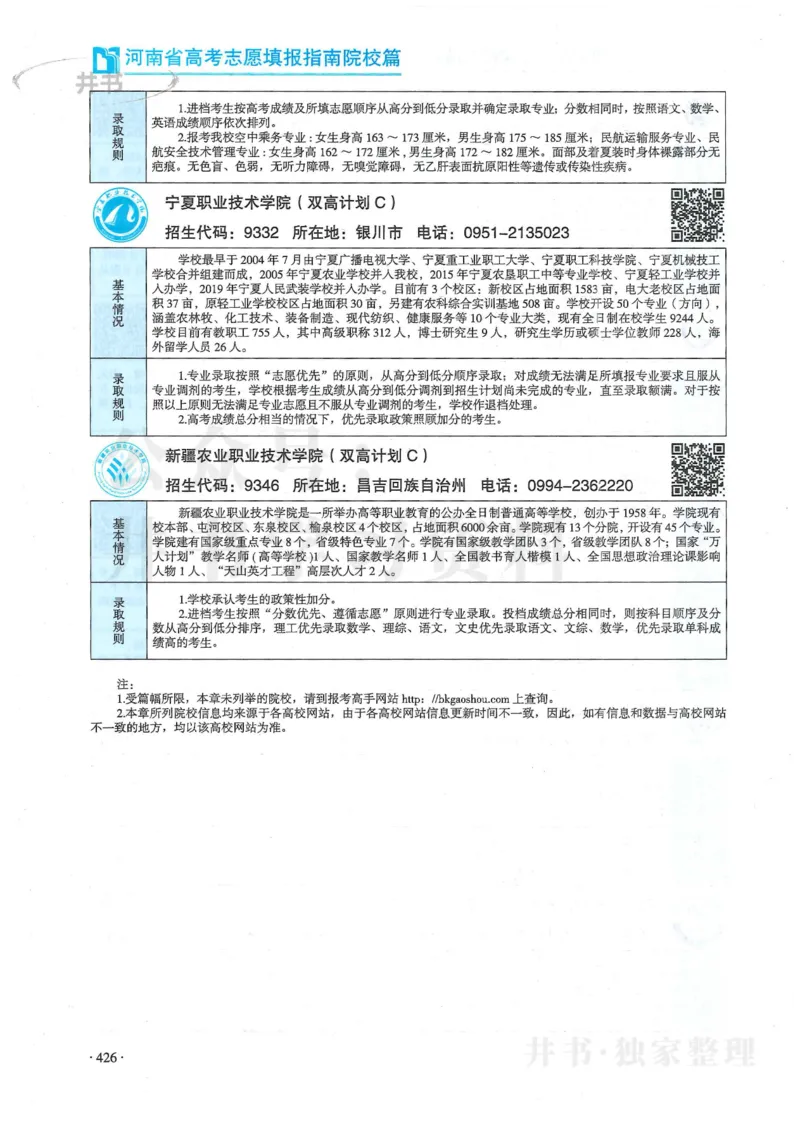 2024河南省高考志愿填报指南院校篇_1.高考2025全国各省真题+答案_必看高考志愿填报价值2999_高考志愿填报_13-河南_河南全套