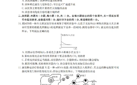 辽宁省葫芦岛市葫芦岛市、县2026届高三上学期协作校第二次考试（26-147C）生物_2025年12月_251214辽宁省葫芦岛市（县）2026届高三上学期协作校第二次考试（金太阳26-147C）（全科）