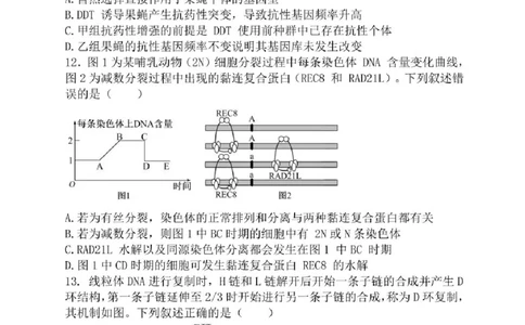 辽宁省七校协作体2025-2026学年高三上学期11月联考生物试题（含答案）_251112辽宁省七校协作体2025-2026学年高三上学期11月期中联考（全科）