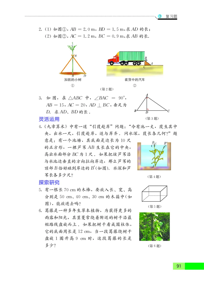 苏教版8年级数学上册高清教材_4-教培资料-26年最新资料-同步更新_初中高中教资_03科三专项（进去保存报考的学科即可）_02科三专项（笔记真题思维导图教学设计版本二）