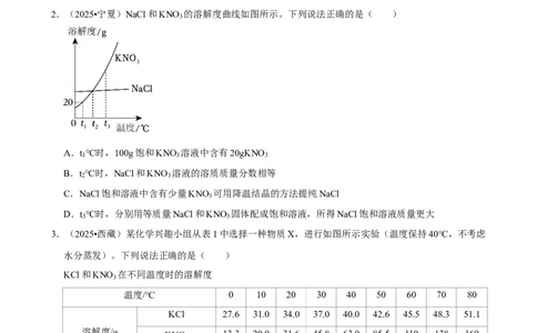 2026年中考化学常考考点专题之溶液_162026年中考七科常考考点专题资料_005中考化学常考考点专题