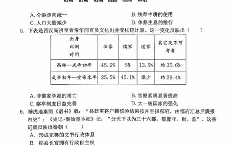 重庆市名校联盟2025-2026学年度第一期第一次联合考试历史_251103重庆市名校联盟2025-2026学年高三上学期第一次联合考试（全科）