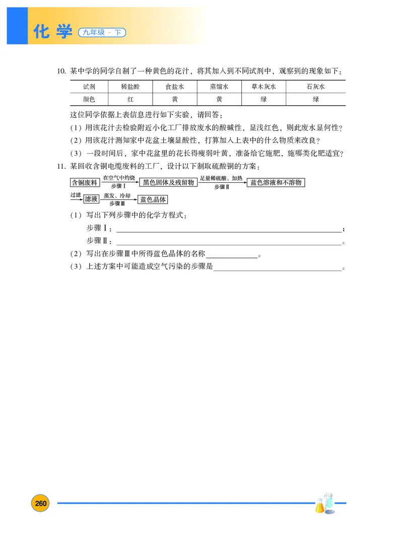 粤教版9年级化学下册高清教材_4-教培资料-26年最新资料-同步更新_初中高中教资_03科三专项（进去保存报考的学科即可）_02科三专项（笔记真题思维导图教学设计版本二）