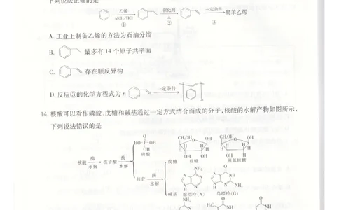 辽宁省重点高中联合体2024-2025学年下学期高二期末考试化学试卷（含答案）_2025年7月_250721辽宁省重点高中联合体2024-2025学年高二下学期期末考试（全科）