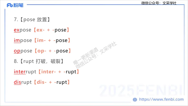理论精讲12-词汇积累&mdash;李婉君_4-教培资料-26年最新资料-同步更新_初中高中教资_03科三专项（进去保存报考的学科即可）_01科目三FB网课、三色速记手册、知识点导图等推荐