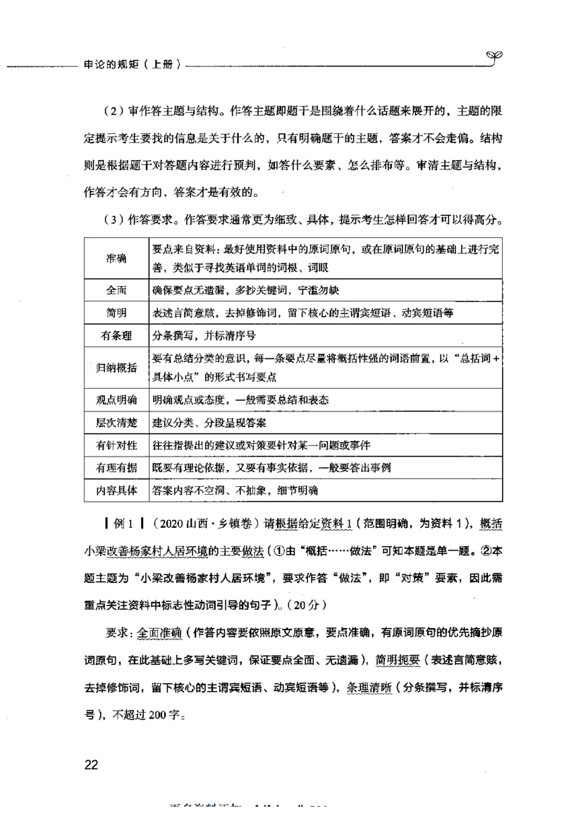 申论的规矩（上册）_26吉林考备考资料包_05申论资料包（人物素材申论模板等）_026申论的规矩