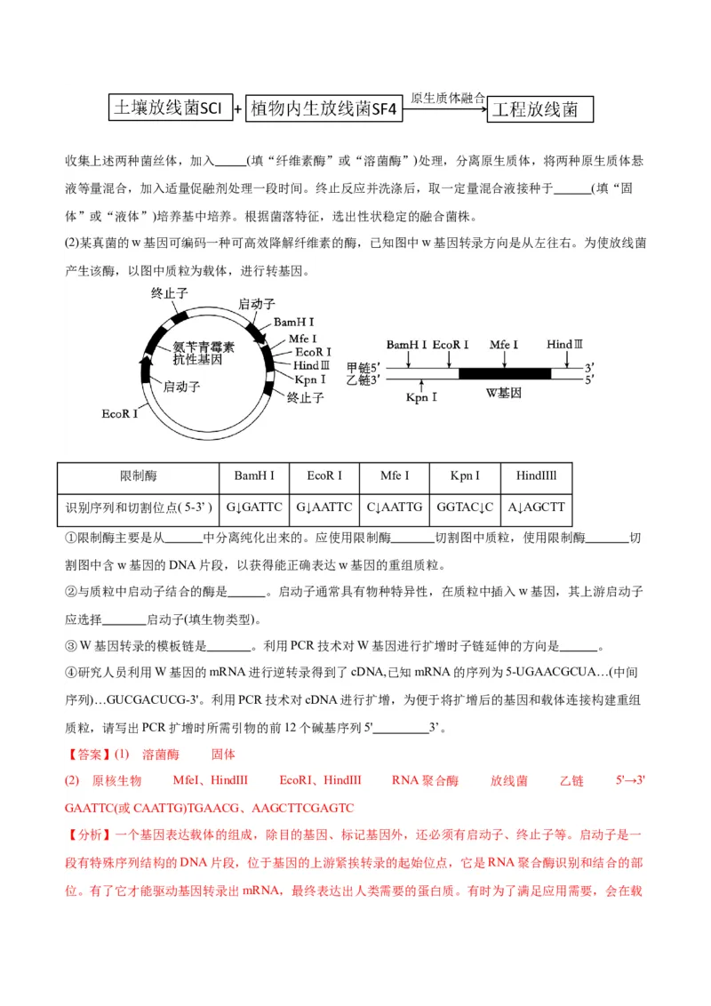 生物（江西卷）（全解全析）_学易金卷丨2024年1月&ldquo;七省联考&rdquo;考前猜想卷_生物（江西卷）_生物（江西卷）-2024年1月&ldquo;七省联考&rdquo;考前生物猜想卷