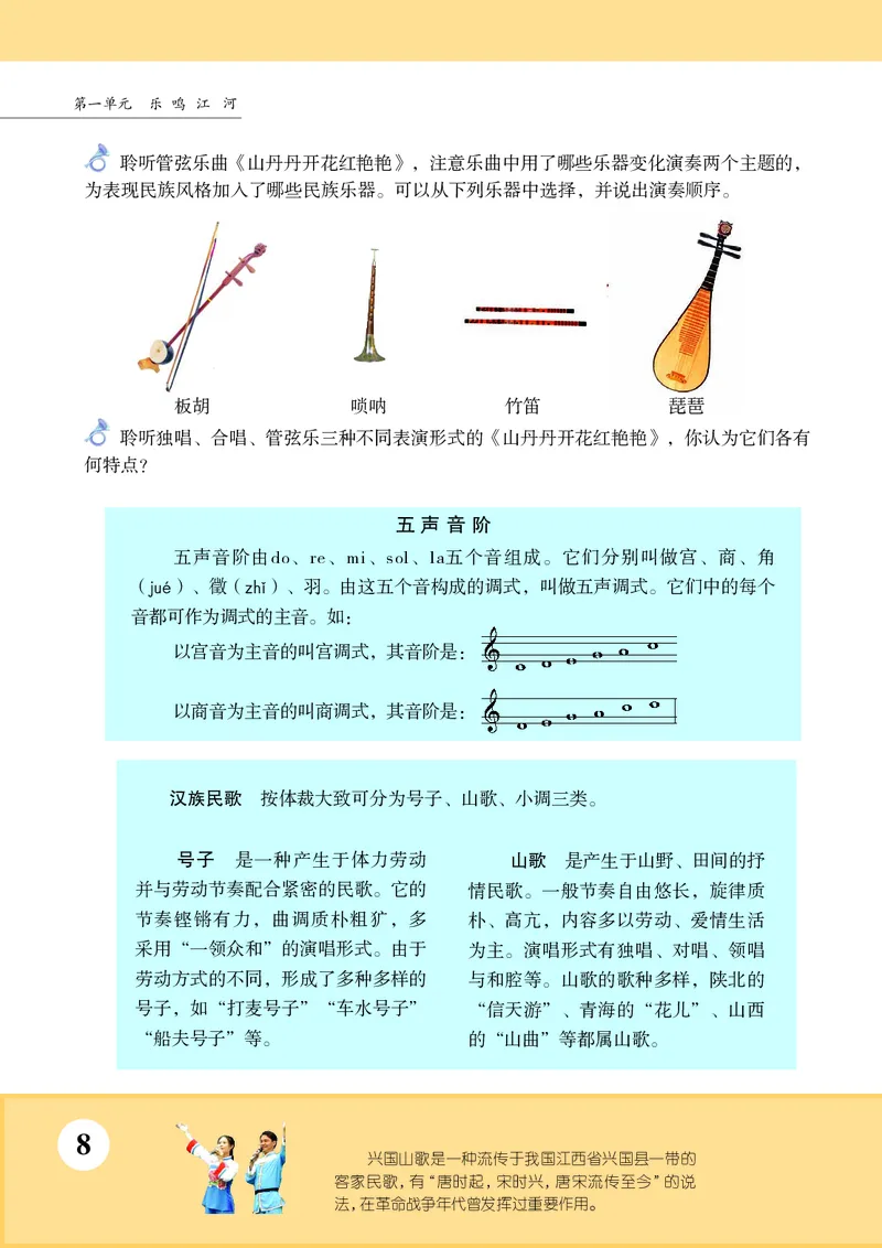 苏少版8年级音乐下册高清教材五线谱_4-教培资料-26年最新资料-同步更新_初中高中教资_03科三专项（进去保存报考的学科即可）_102025初中科目（全）电子教材