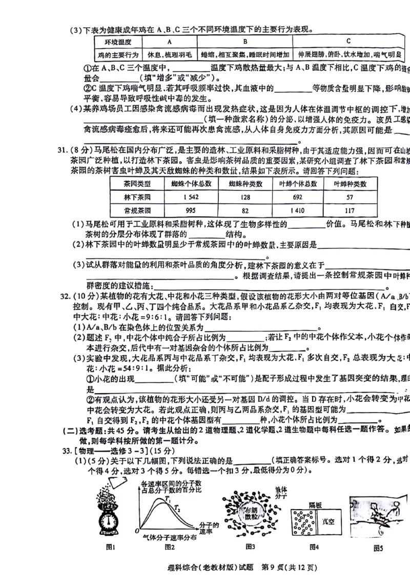 理综-天一大联考顶尖联盟2024届高三阶段性测试(二)（老教材版）_2024届天一大联考顶尖联盟高三阶段性测试(二)（老教材版）