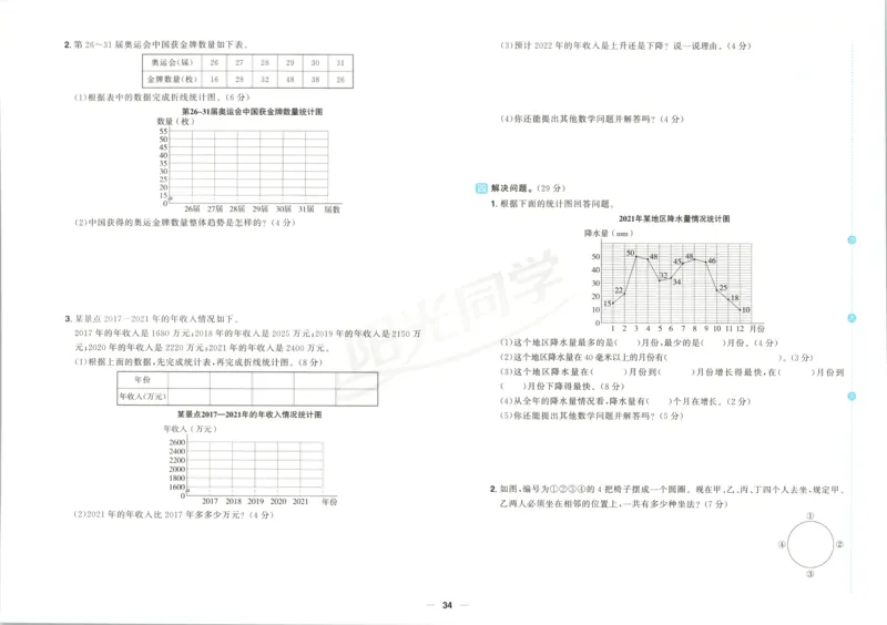 试卷_25秋小学语数英习题试卷_数学_青岛版（五四+六三）_数学《阳光同学全优好卷》青岛6325秋(1)_阳光同学全优好卷数学QD5上